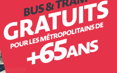 🚌Bus & Tram GRATUITS pour les + de 65 ans